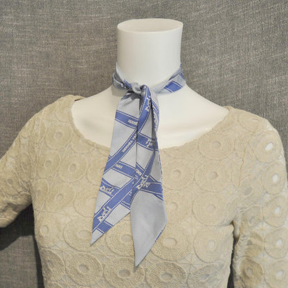 Hermes Silk Bolduc Twilly Bleu 4 of 4