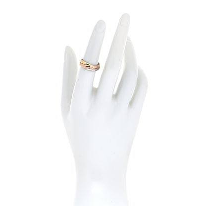 Cartier 18K Pink Yellow White Gold Classic Trinity Ring 51 5.75 3 of 10
