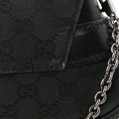 Gucci Monogram Studded Horsebit Clutch Black 21 of 23