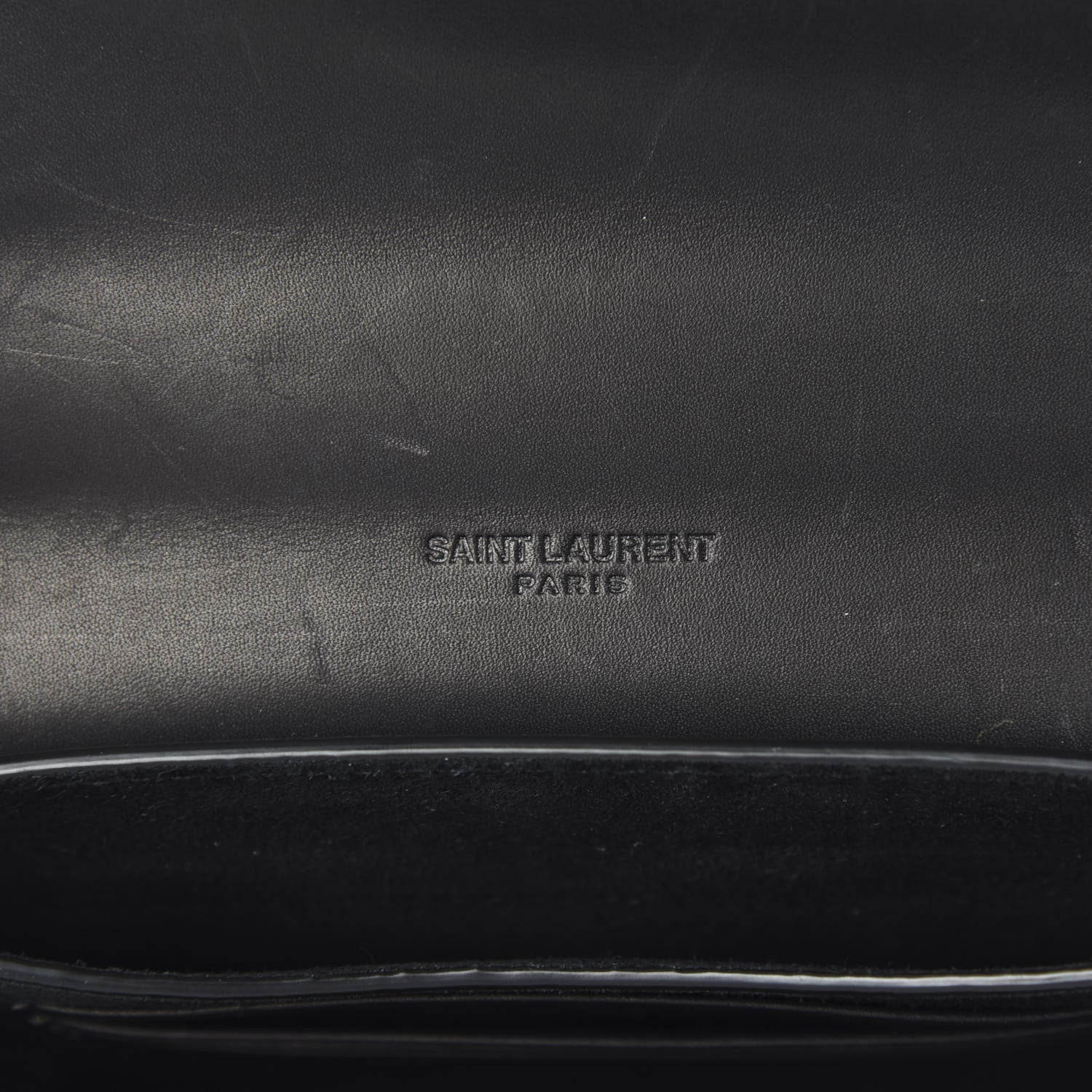 Saint Laurent Smooth Calfskin Mini Classic Monogram Kaia Satchel Black 6 of 11
