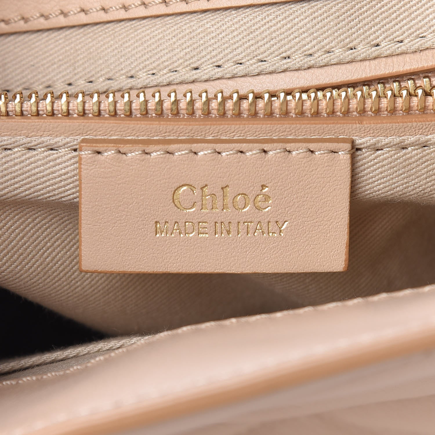 Chloe Calfskin Quilted Medium Faye Backpack Pearl Beige 6 of 14