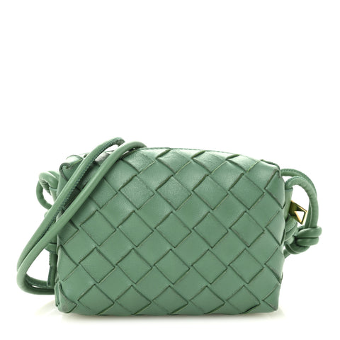 Nappa Intrecciato Candy Loop Camera Bag Mermaid