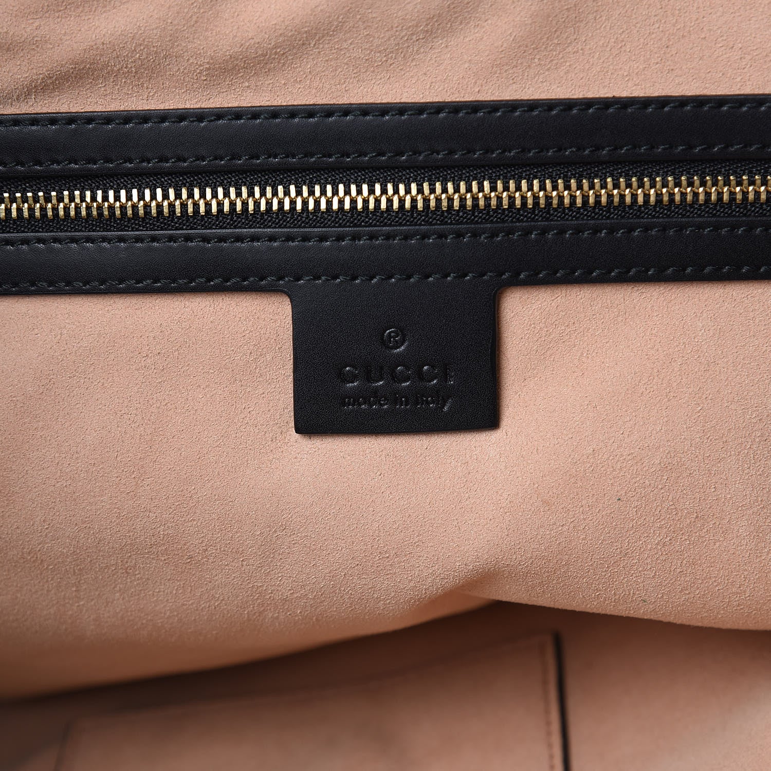 Gucci Soft GG Supreme Monogram Bees Medium Crossbody Tote Beige Oro Black 7 of 11