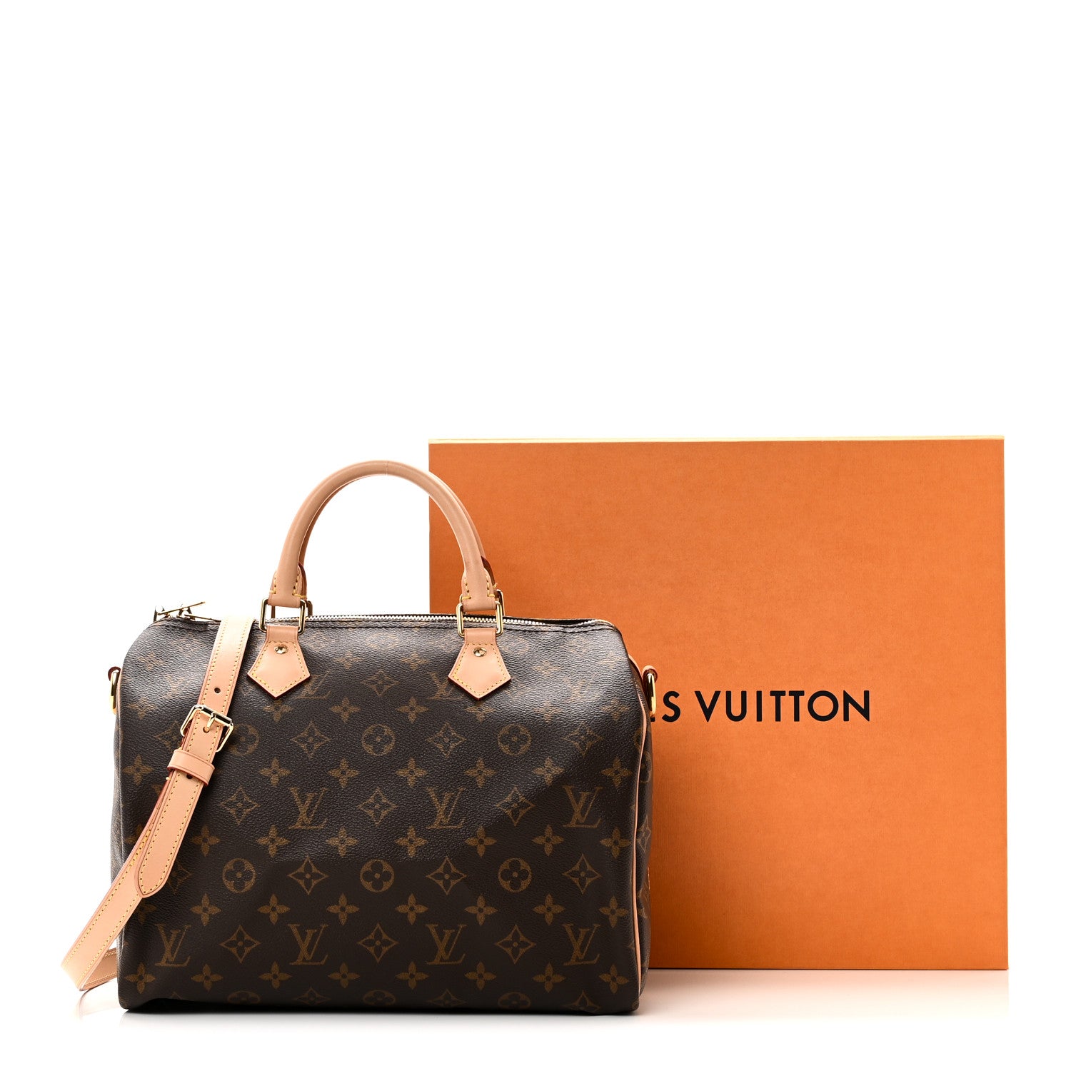 Louis Vuitton Monogram Speedy Bandouliere 30 10 of 10