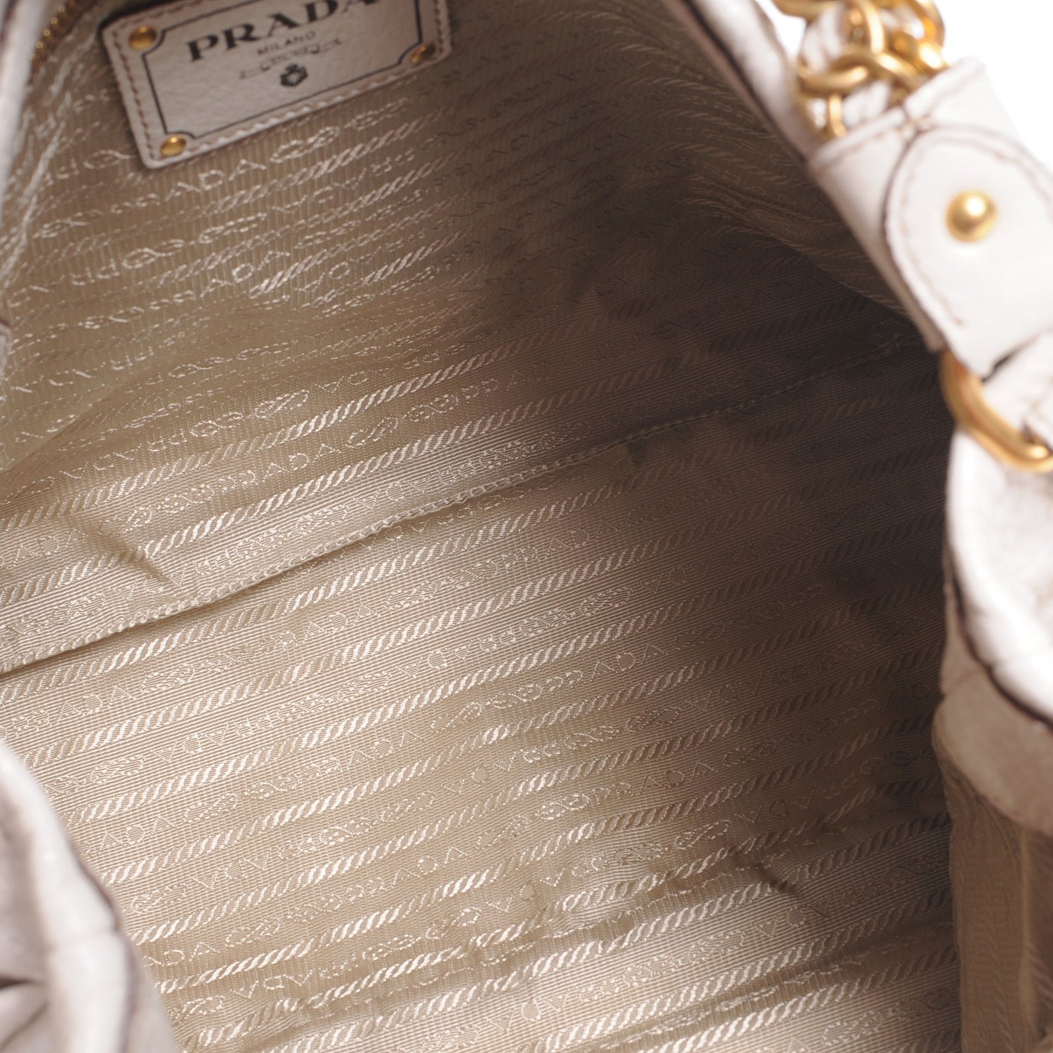 Prada Cervo Lux Chain Shoulder Bag 5 of 7