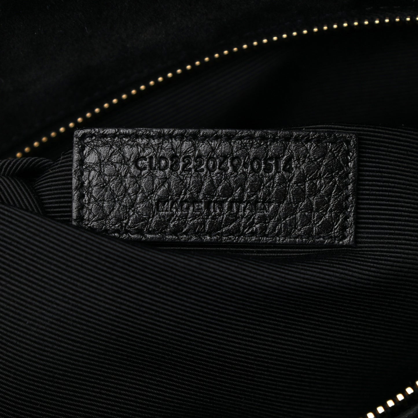 Grained Calfskin Classic Duffle 6 Black