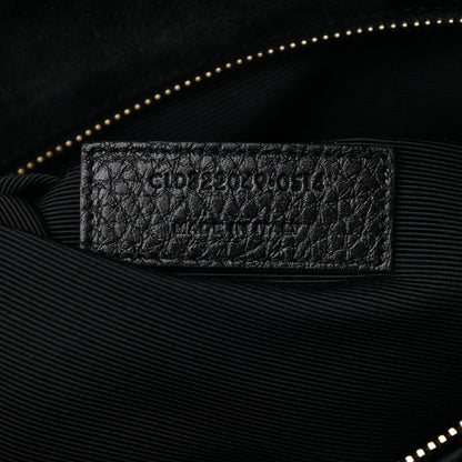Saint Laurent Grained Calfskin Classic Duffle 6 Black 7 of 11