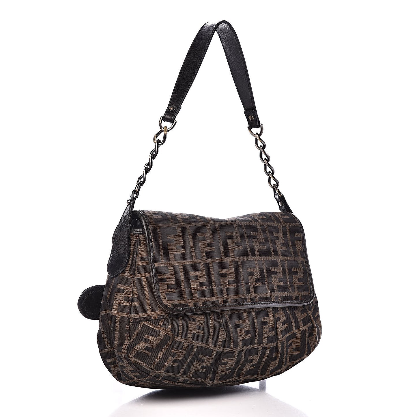 Zucca B Bis Flap Bag Tobacco Castagna