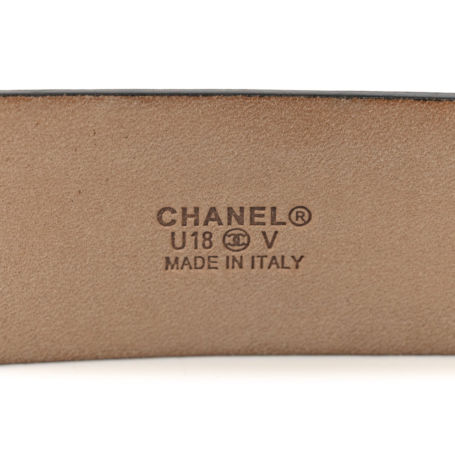 Chanel Calfskin Belt 95 38 Black 5 of 7