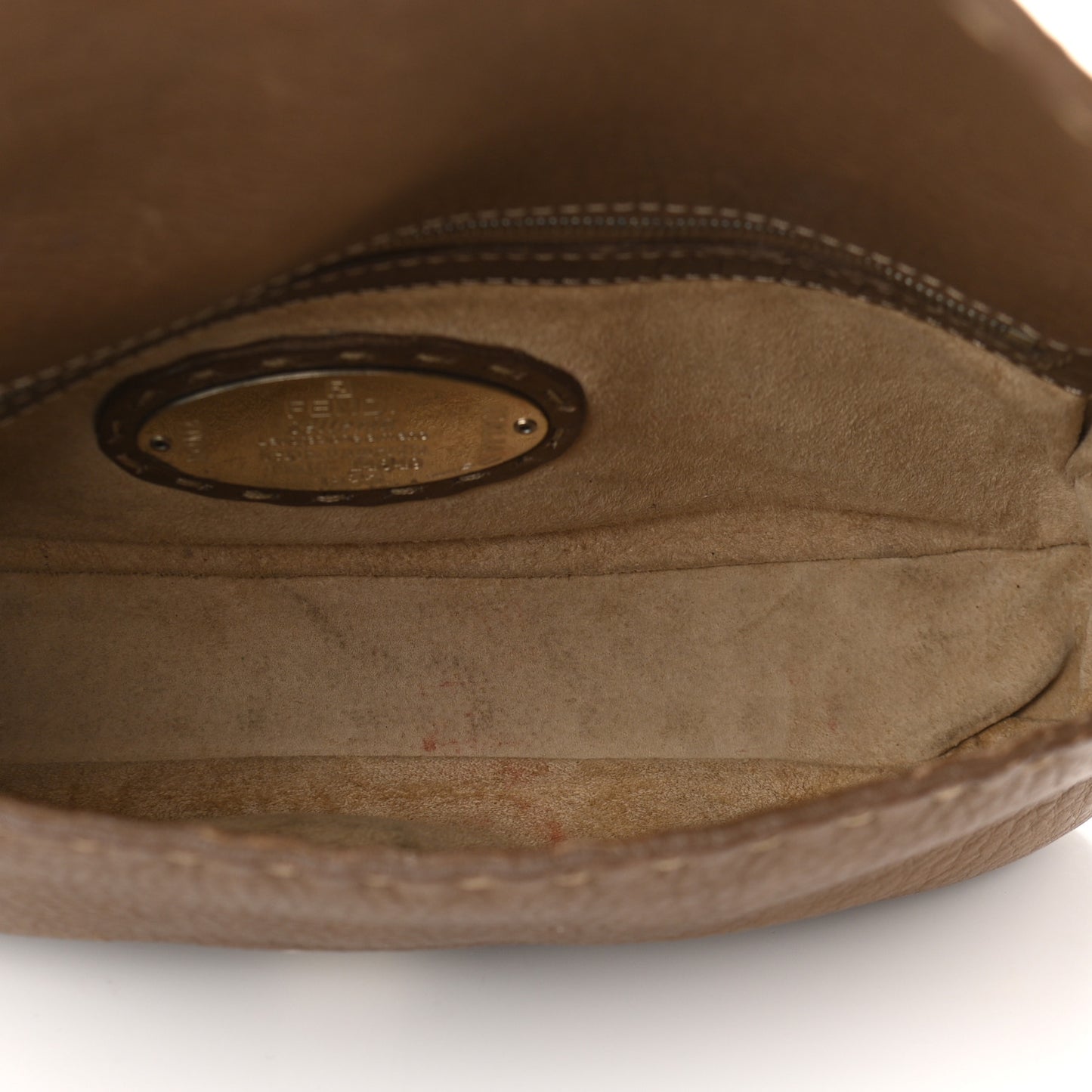 Calfskin Romano Selleria Baguette Brown