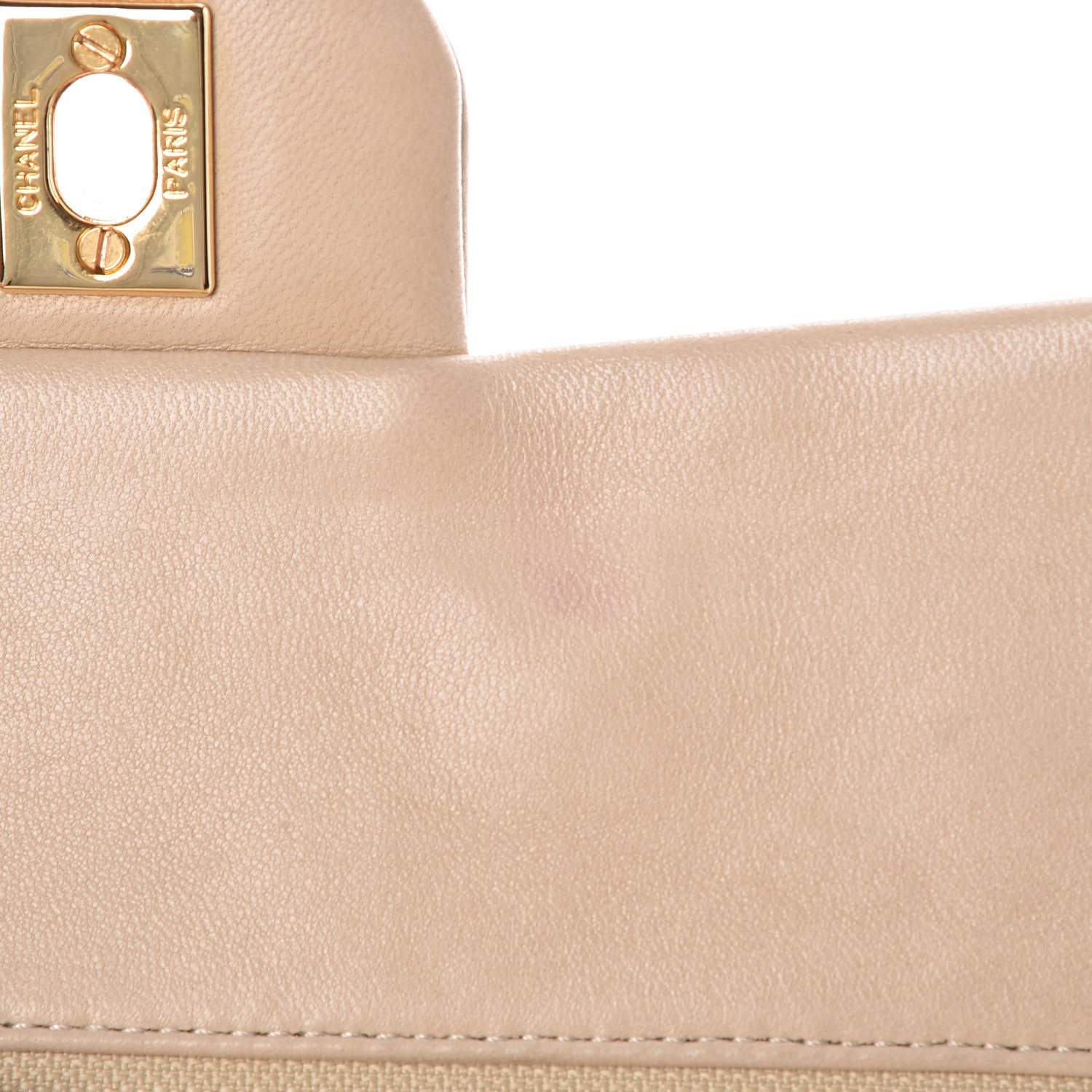 Chanel Lambskin Quilted Small Double Flap Beige 10 of 16