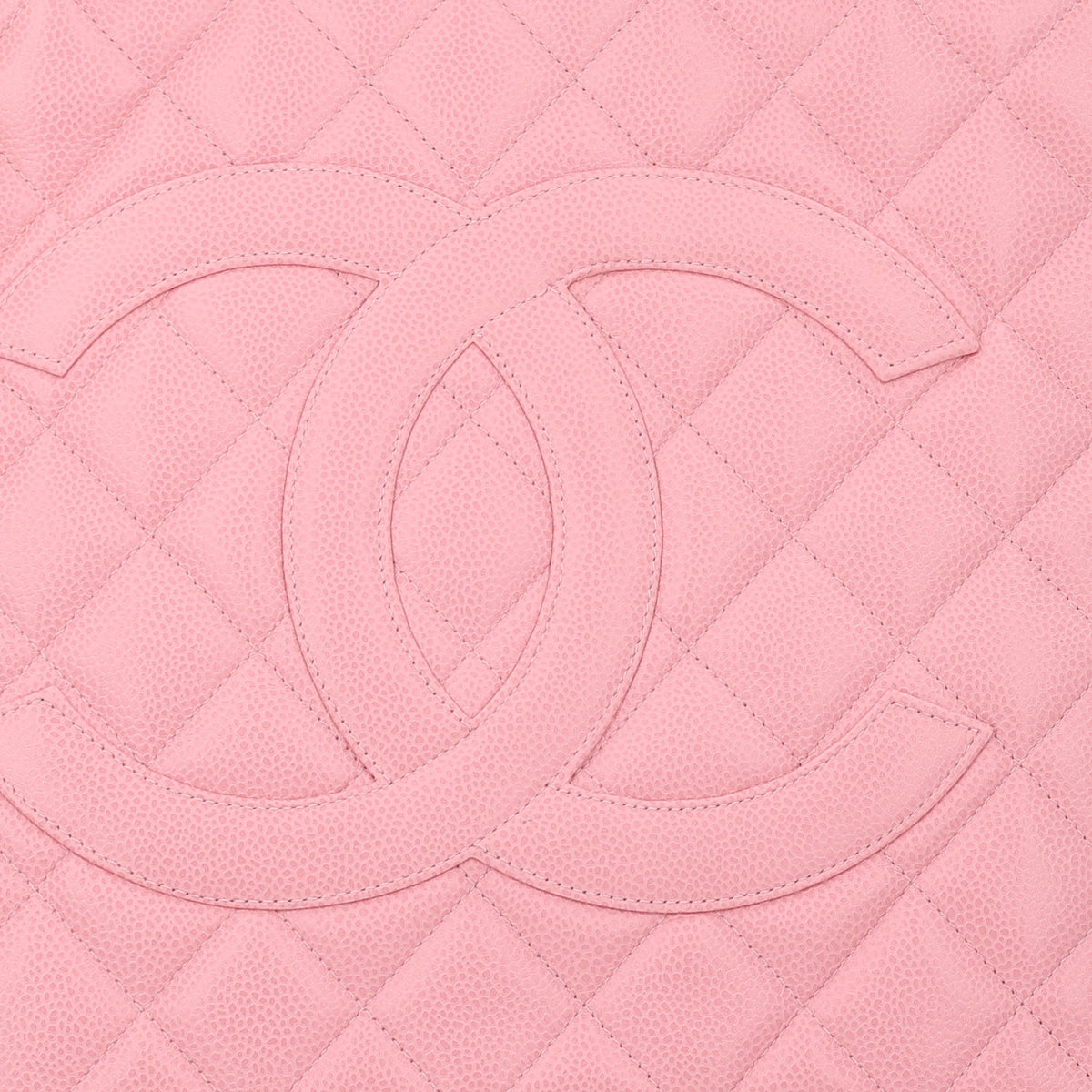 Caviar Medallion CC Tote Light Pink