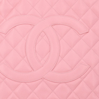 Chanel Caviar Medallion CC Tote Light Pink 7 of 9