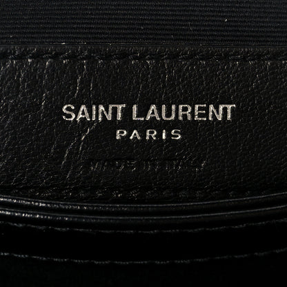 Saint Laurent Calfskin Y Quilted Monogram Toy Loulou Crossbody Bag Black 7 of 11