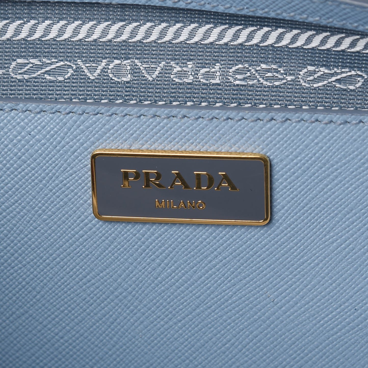 Saffiano Lux Petite Bowler Blue