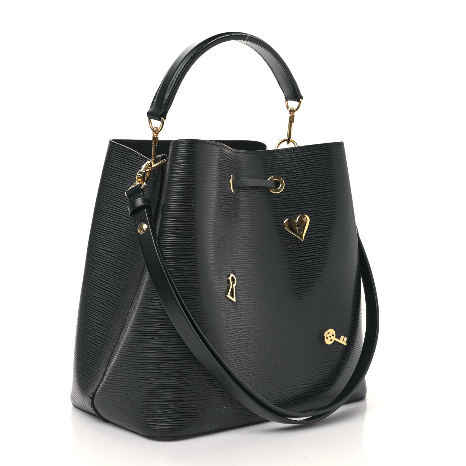 Louis Vuitton Epi Love Lock NeoNoe Black 3 of 9