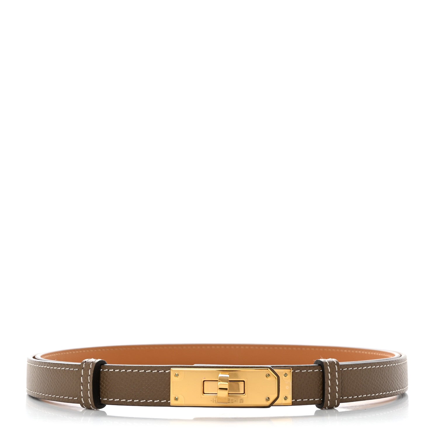 Hermes Epsom Kelly Belt Etoupe 1 of 4