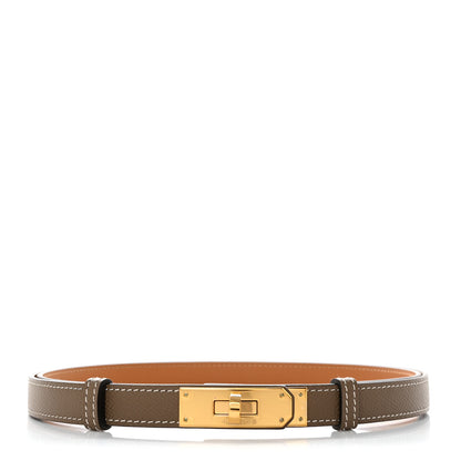 Hermes Epsom Kelly Belt Etoupe 1 of 4