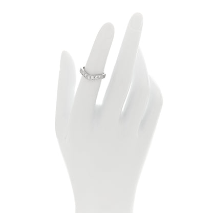 Tiffany Platinum Diamond V Band Ring  48 4.5 2 of 4