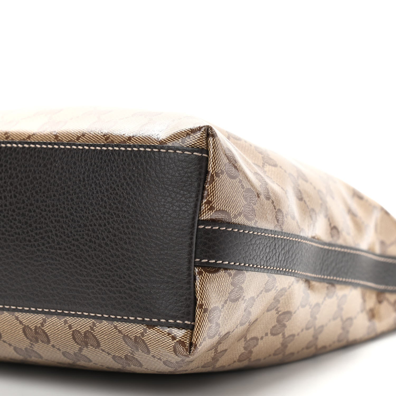Gucci Crystal Monogram Hobo Dark Brown 9 of 9