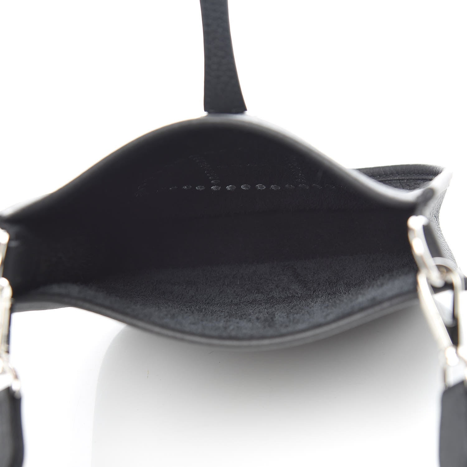 Hermes Taurillon Clemence Evelyne TPM Black 5 of 10