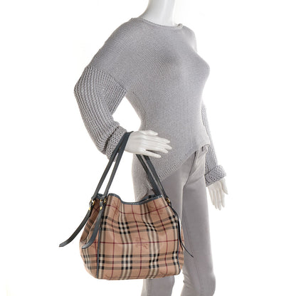 Burberry Haymarket Check Small Canterbury Tote Storm Grey 2 of 10