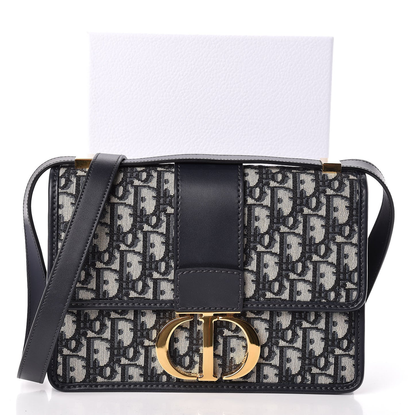 Oblique 30 Montaigne Flap Bag Blue