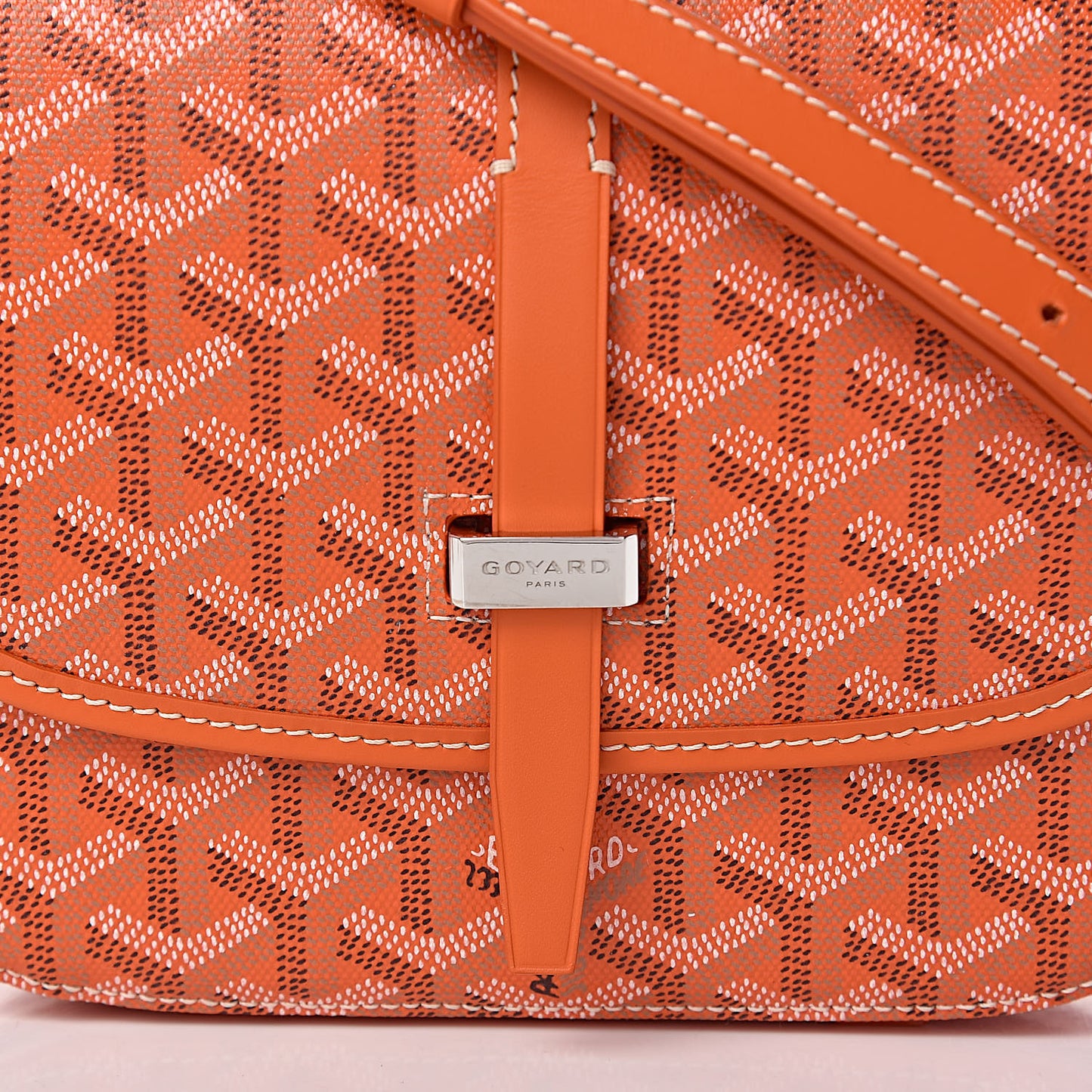 Goyardine Belvedere II PM Messenger Bag Orange