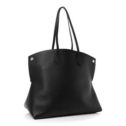 Burberry Calfskin Large Society Tote Black 2 of 5