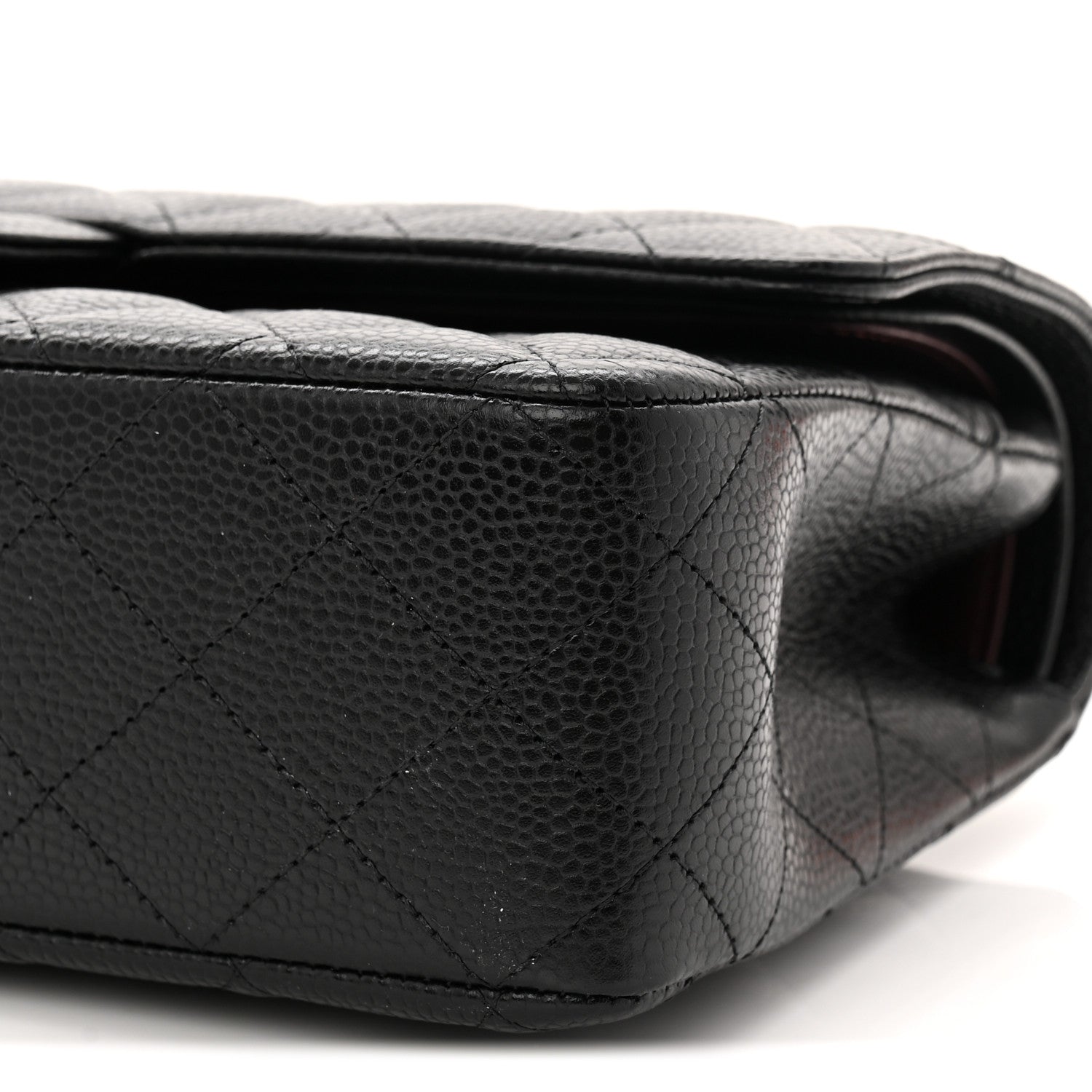 Chanel Caviar Quilted Medium Double Flap Black 10 of 11