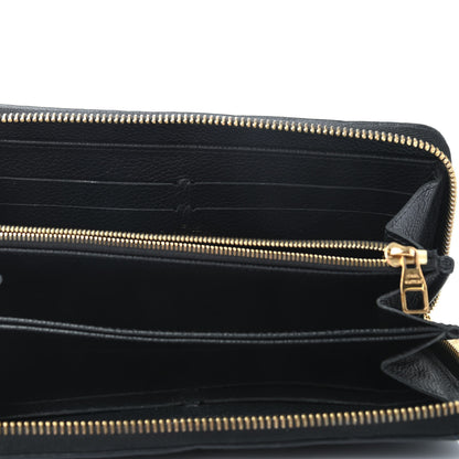 Louis Vuitton Empreinte Zippy Wallet Black 5 of 7
