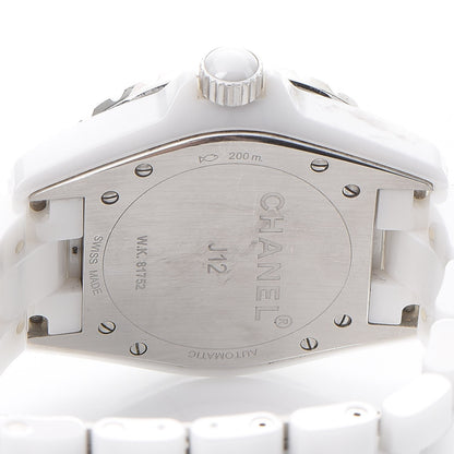Chanel Stainless Steel Ceramic 38mm J12 Automatic Watch White 6 of 9