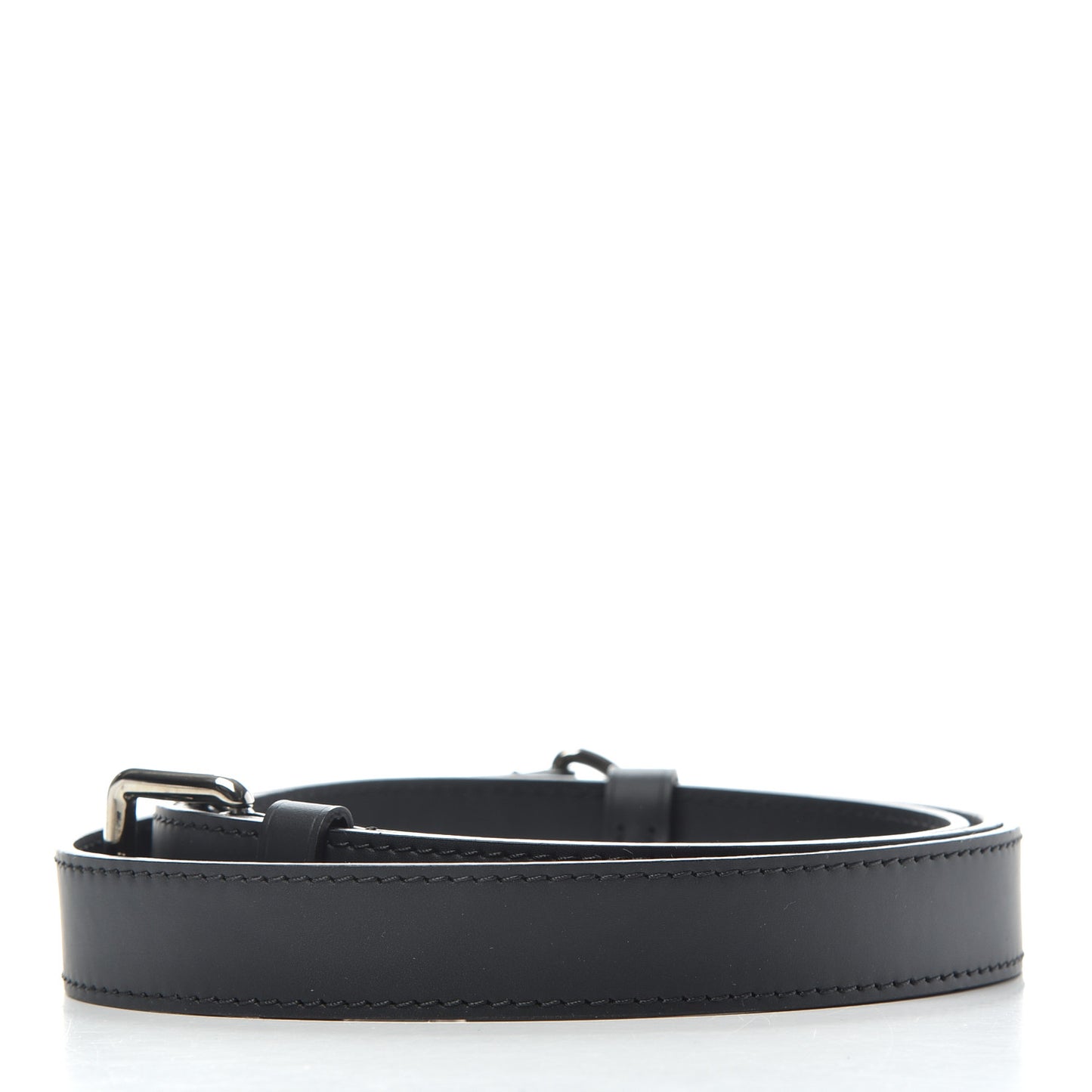 Calfskin Adjustable Keepall Bandouliere Shoulder Strap Black