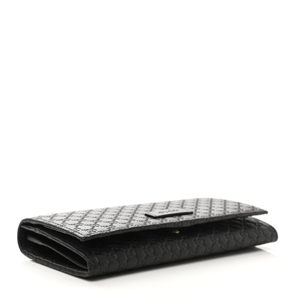 Gucci Soft Microguccissima Continental Wallet Black 4 of 8