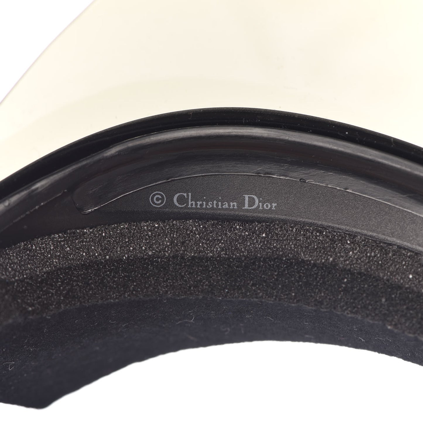 Mirrored DiorClub1 Sun Visor Black