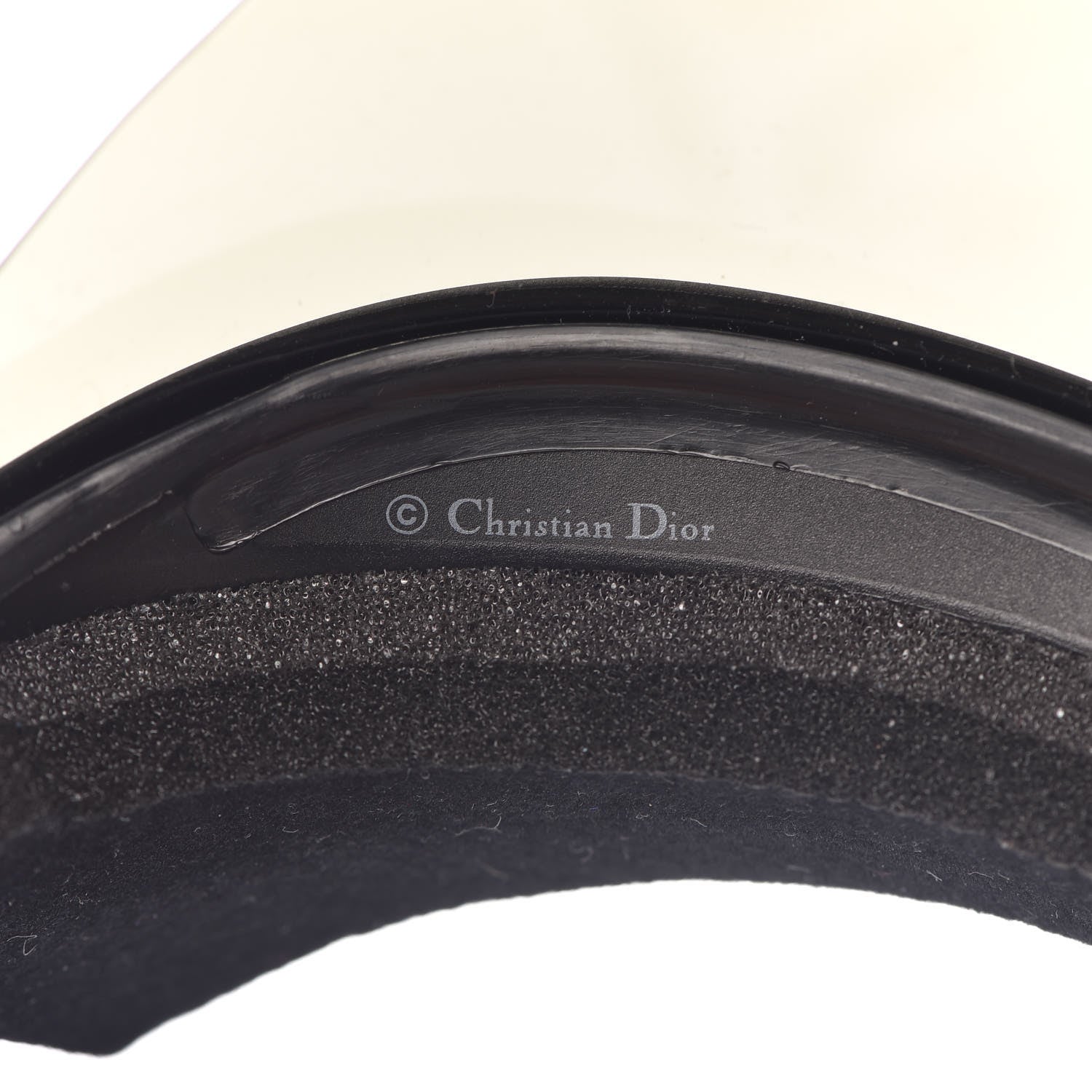 Christian Dior Mirrored DiorClub1 Sun Visor Black 5 of 10