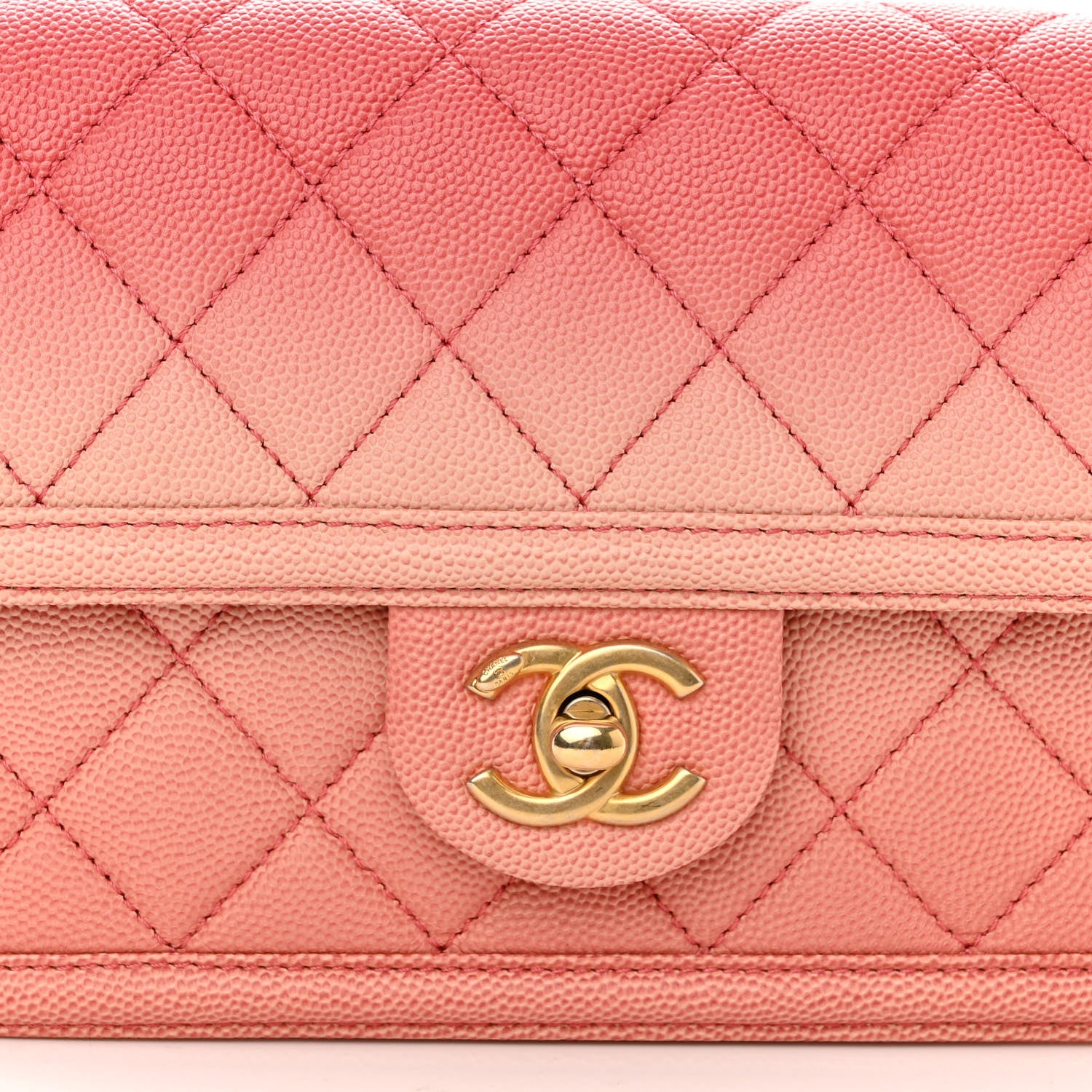 Chanel Caviar Quilted Sunset On The Sea Waist Bag Coral 8 of 10