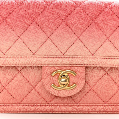 Chanel Caviar Quilted Sunset On The Sea Waist Bag Coral 8 of 10