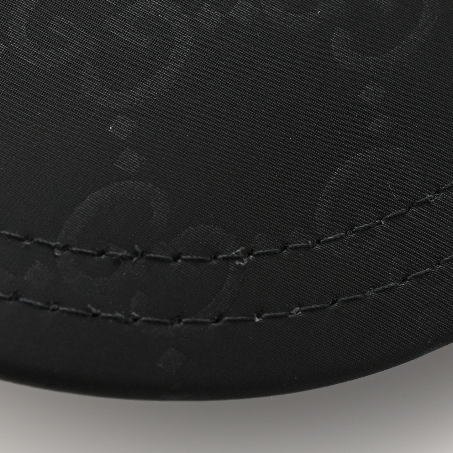 Nylon Monogram Baseball Hat S Black