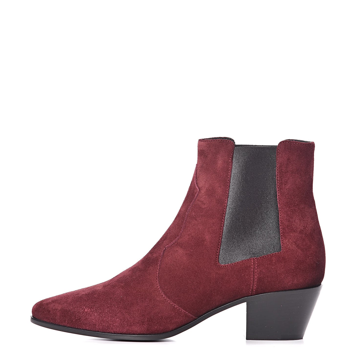 Suede Chelsea Boots 37 Wine