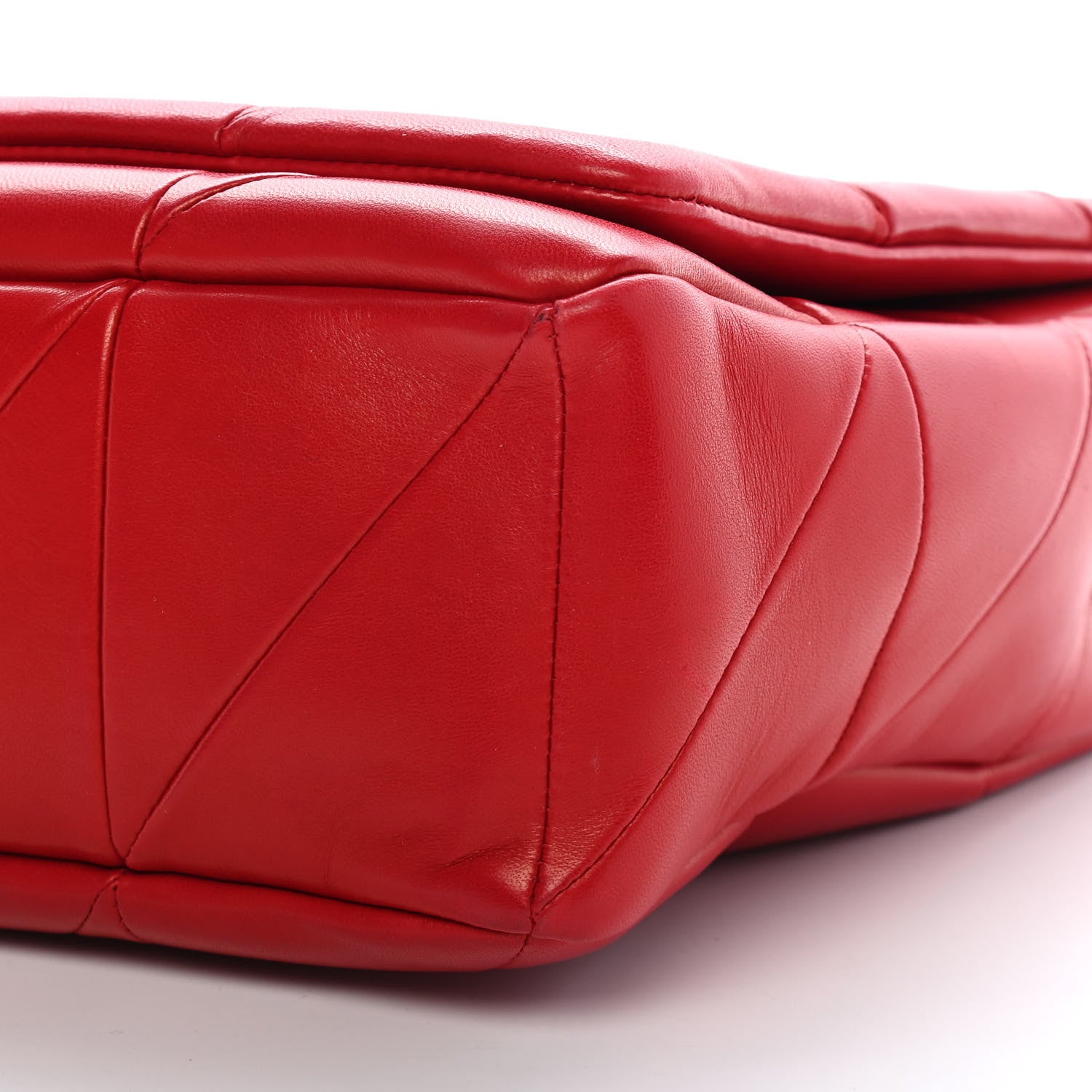 Saint Laurent Lambskin Patchwork Monogram Large Jamie Red 25 of 25
