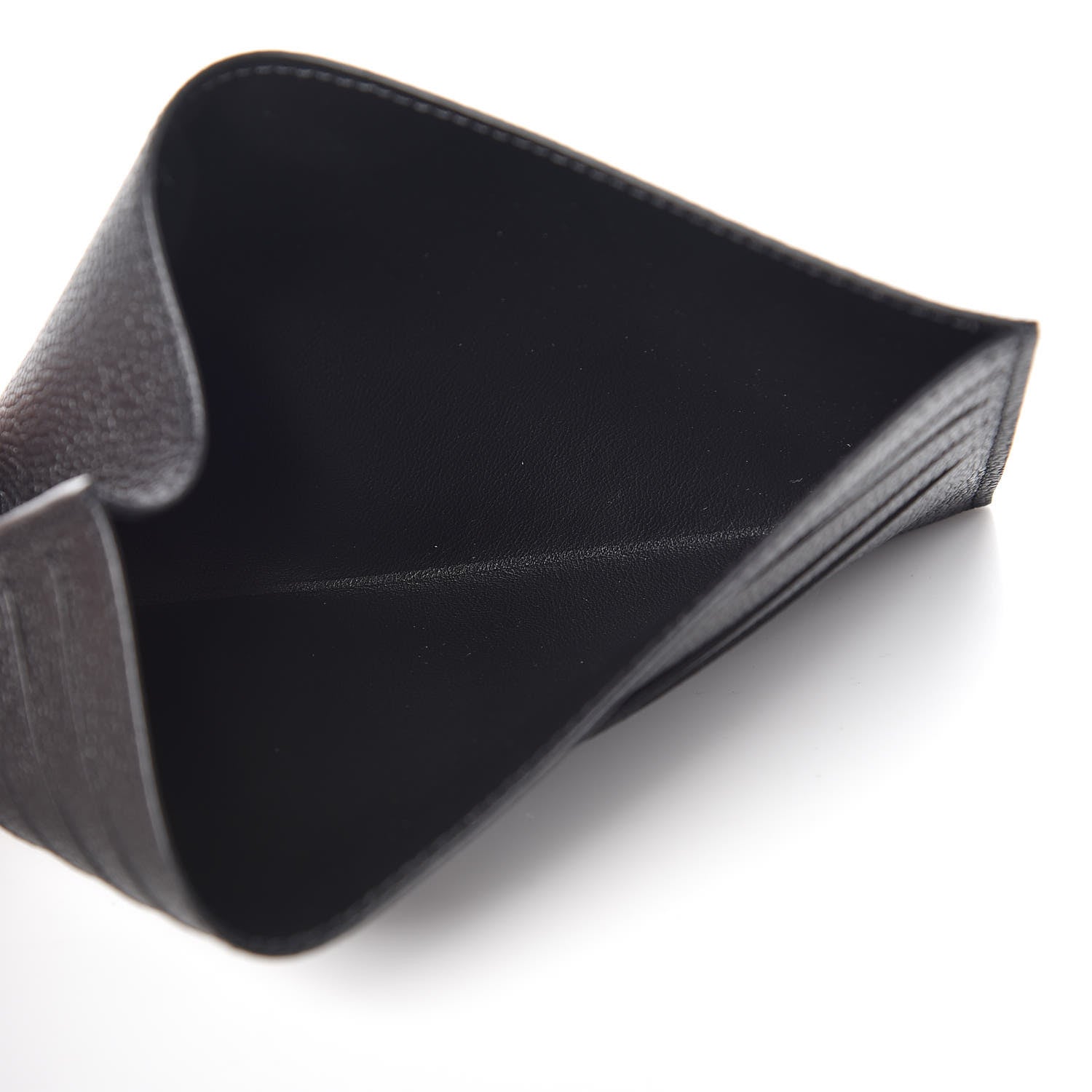 Louis Vuitton Calfskin Felicie Chain Wallet Card Holder Insert Black 5 of 6