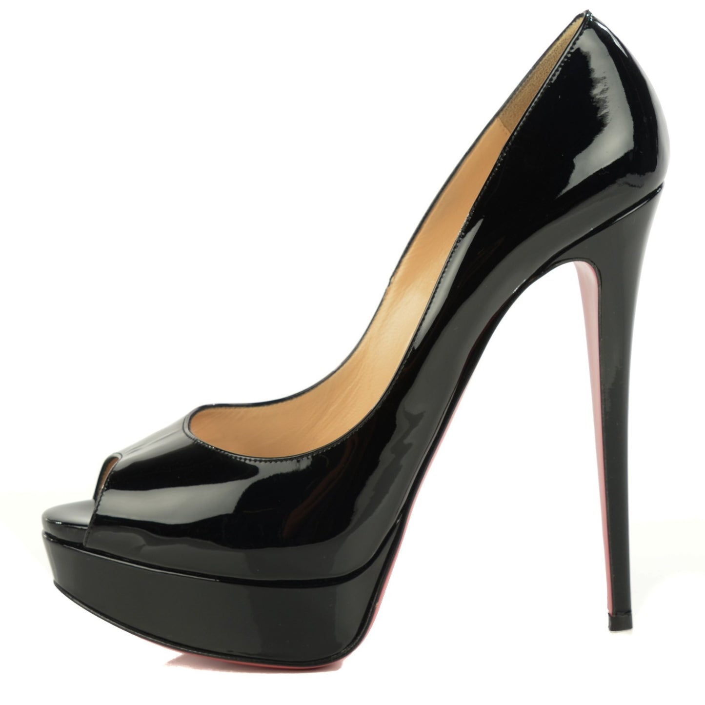 Patent Lady Peep 150 Pumps 41.5 Black