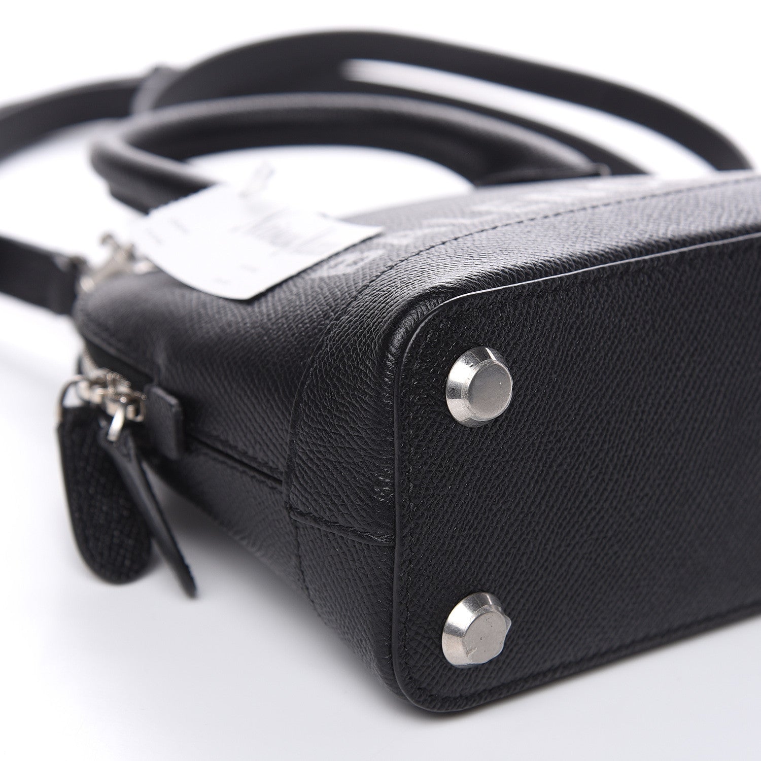 Balenciaga Signature Grained Calfskin XXS Ville Top Handle Bag Black 9 of 10