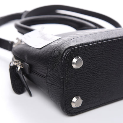 Balenciaga Signature Grained Calfskin XXS Ville Top Handle Bag Black 9 of 10