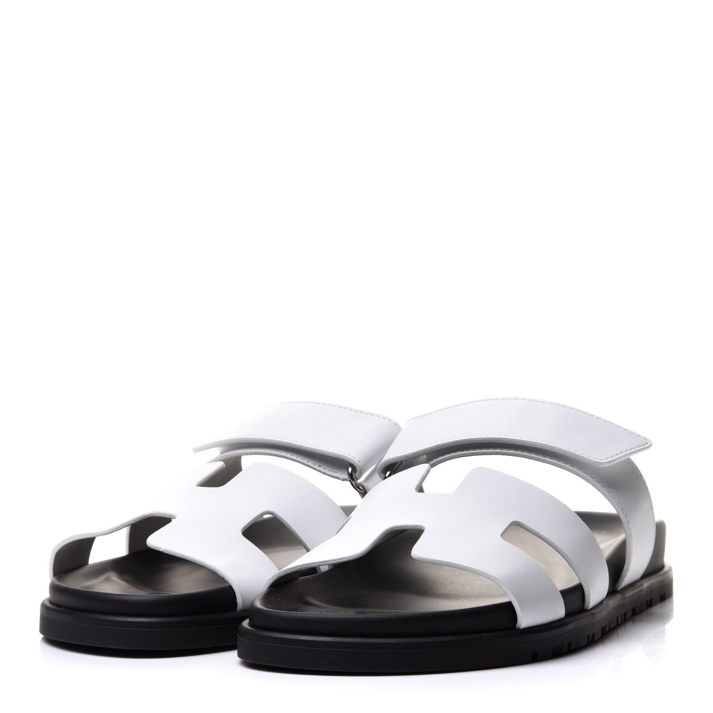 Calfskin Womens Chypre Sandals 38 White