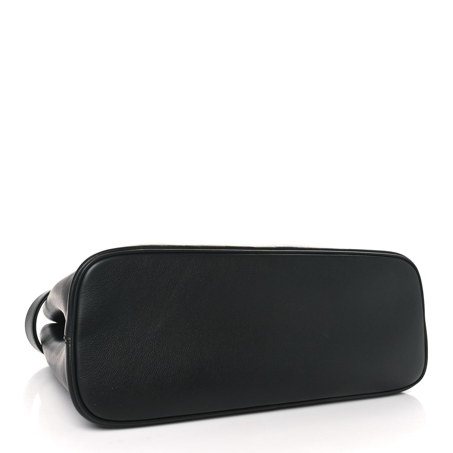 Prada Soft Grain Calfskin Large Buckle Bag With Belt Black 4 of 10