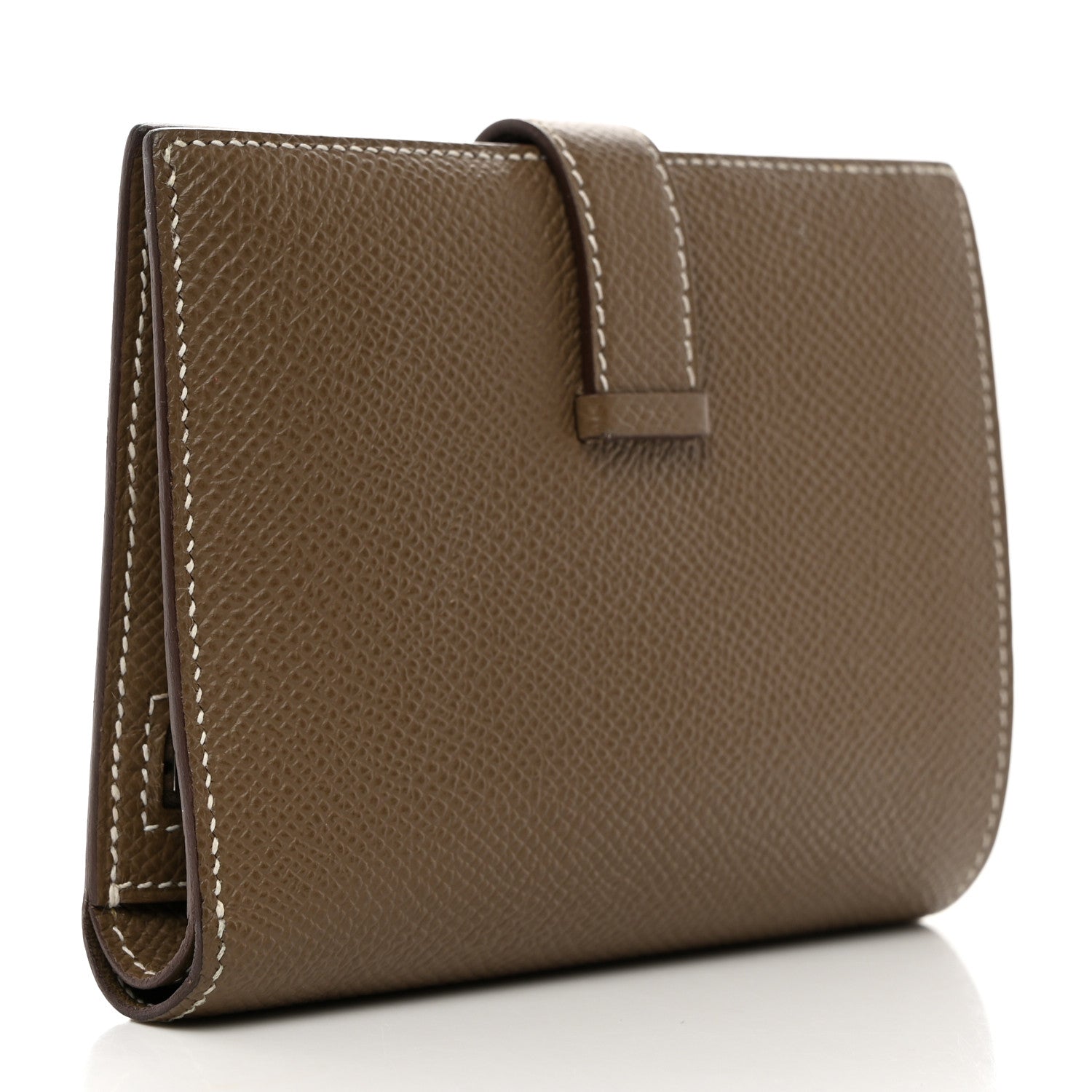 Hermes Epsom Bearn Compact Wallet Etoupe 3 of 8