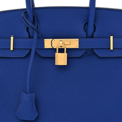 Hermes Togo BIRKIN 30 Bleu Royal 8 of 11