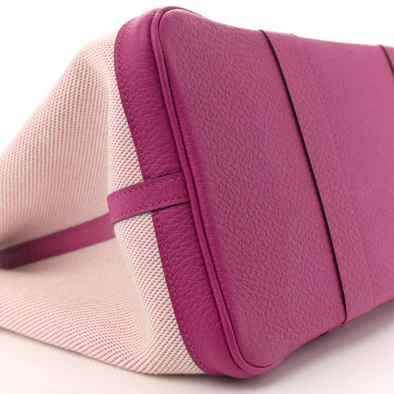 Hermes Toile Negonda Garden Party Tote 36 MM Ecru Rose Pourpre 9 of 10